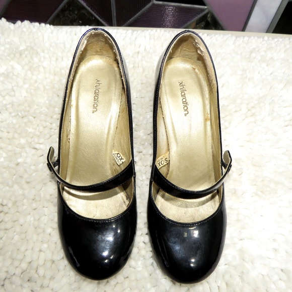 xhilaration Black Heels 6.5 - Picture 1 of 8